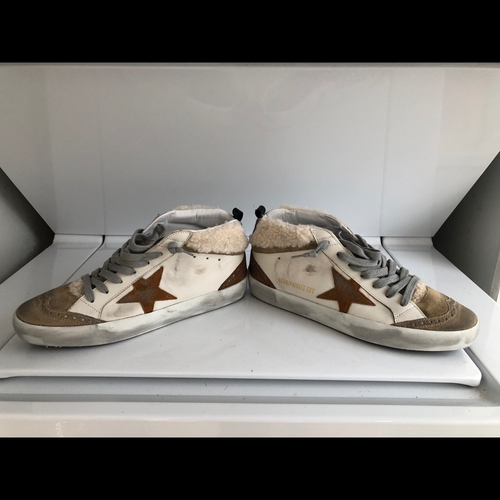 SOLD - Golden Goose shearling midstars - Picture 2 of 10